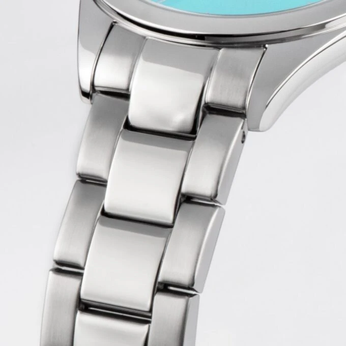 Montre Classique Femme - Jacques Lemans - Derby 34mm acier 316L argent céleste, date, cadran rond – Blue - 1-1878C