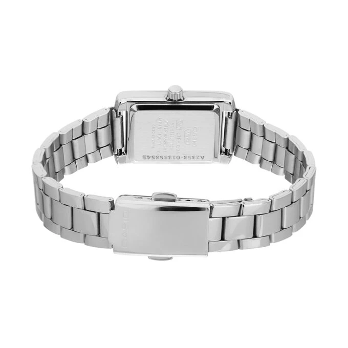Montre Classique - Casio - Femme - Design Élégant, Bracelet Acier Inoxydable, Résistance à lEau, Mouvement Quartz - Acier - Argent - Référence LTP-1234DD-1ADF