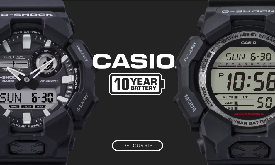 casio 10ans batterie