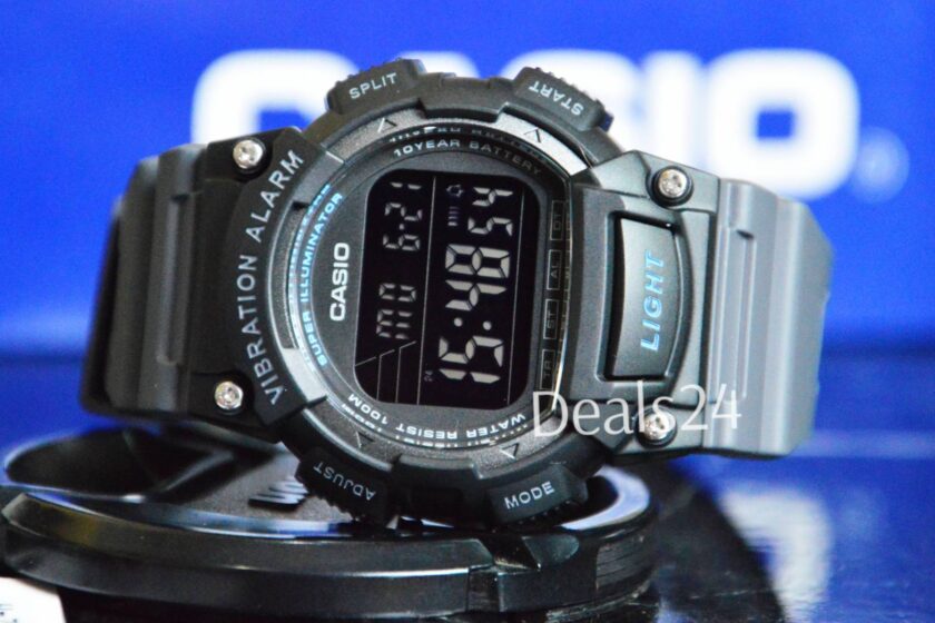 casio montre homme w 736h 8bvdf bracelet en résine noir