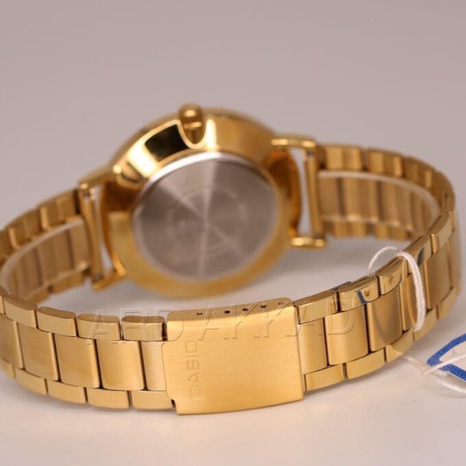 Montre CASIO Homme - MTP-VT01G-2BUDF - Bracelet Dorée En Acier Inoxydable - Résistante à l'eau - 12 Mois De Garantie