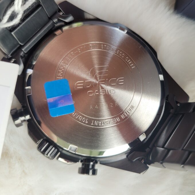 Montre Casio Edifice - EFR-571DC-2AVUDF - Bracelet en acier inoxydable noir - Chronographe - Résistant à l'eau