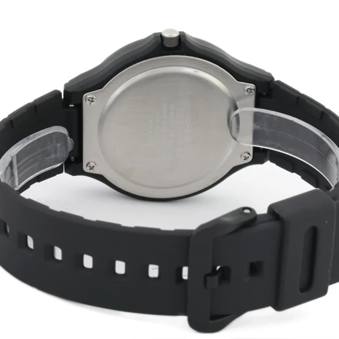 Montre Homme CASIO MW-240-4BVDF - Bracelet en résine - Noir/Orange