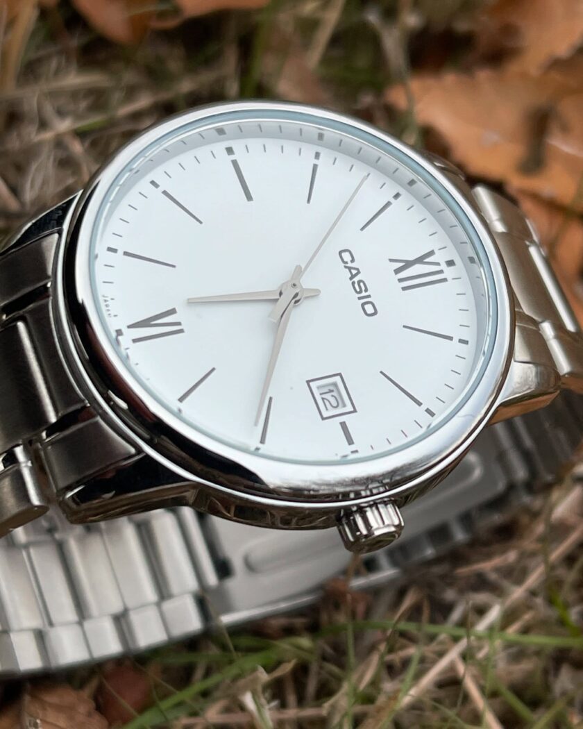 montre homme casio mtp v002d 7b3udf argent