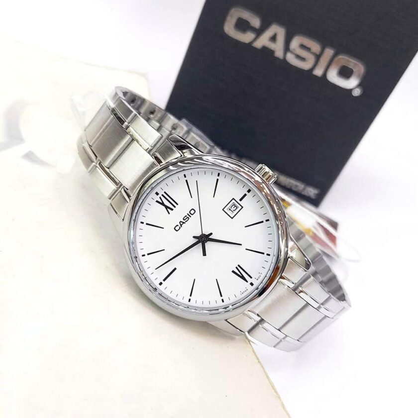 montre homme casio mtp v002d 7b3udf argent