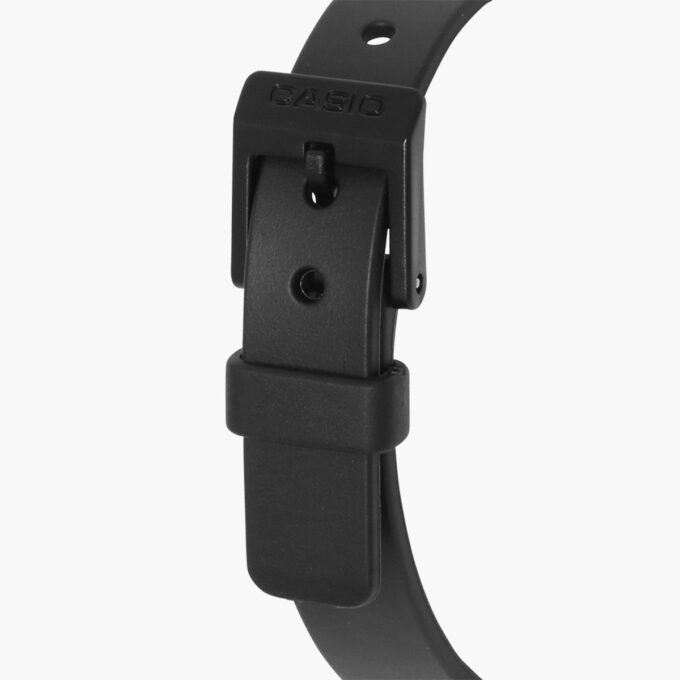 Montre CASIO Jeunesse - Bracelet Noir En Resine - Boitier En Resine - Résistante à l'eau - 12 Mois De Garantie - LQ-142E-1ADF