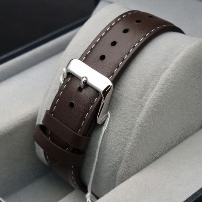 Montre Homme Casio - MTP-1314L-7AVDF - Bracelet en cuir marron - Affichage analogique - Résistant à l'eau