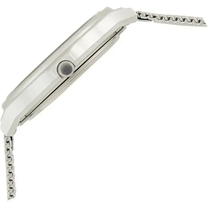 Montre CASIO Homme - MQ-24M-1EDF - Bracelet Gris En Acier Inoxydable - Résistante à l'eau - 12 Mois De Garantie