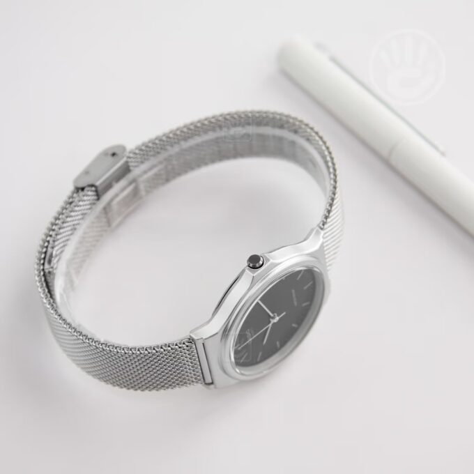 Montre CASIO Homme - MQ-24M-1EDF - Bracelet Gris En Acier Inoxydable - Résistante à l'eau - 12 Mois De Garantie