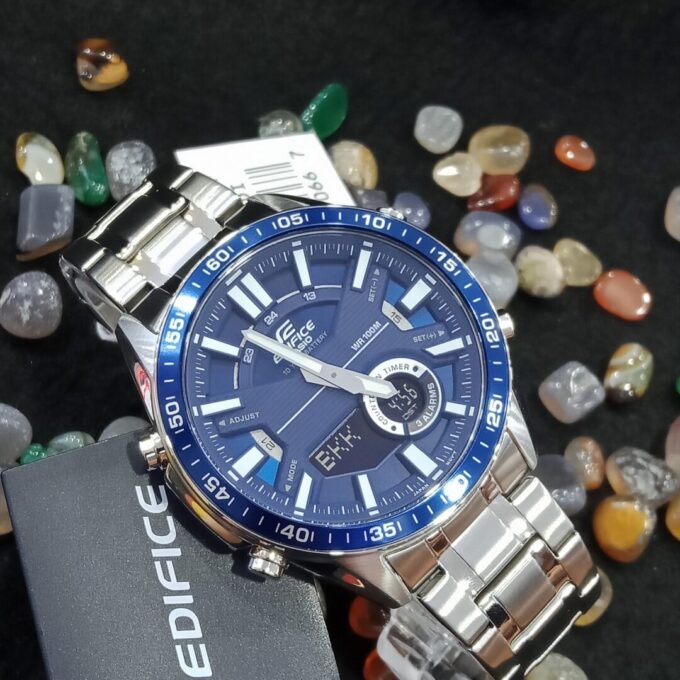 Montre Homme Casio - EFV-C100D-2AVDF - Bracelet en acier inoxydable - Résistant à l'eau