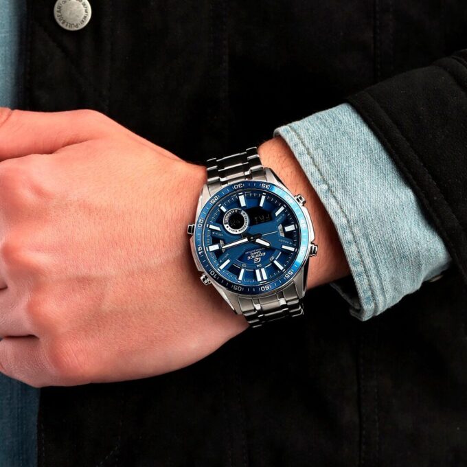 Montre Homme Casio - EFV-C100D-2AVDF - Bracelet en acier inoxydable - Résistant à l'eau