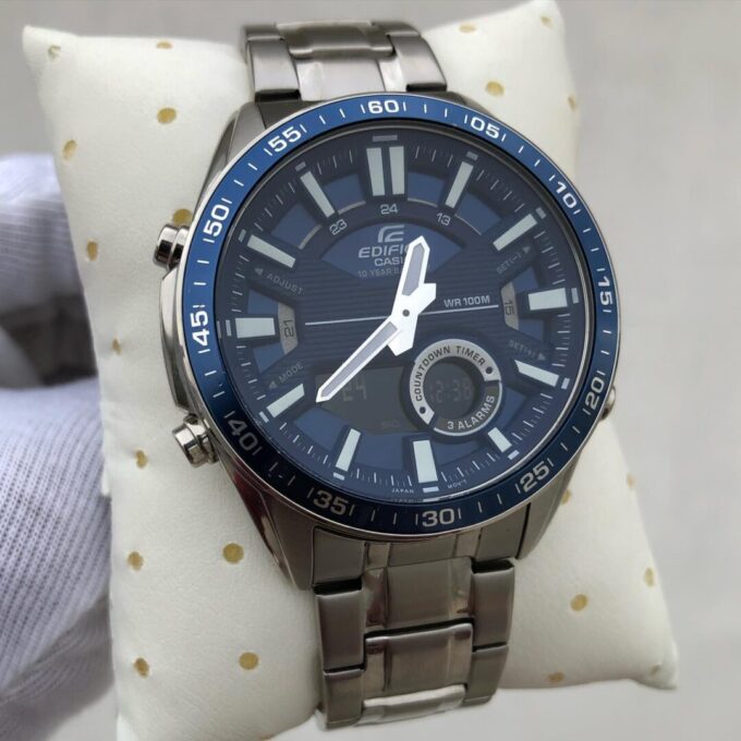 Montre Homme Casio - EFV-C100D-2AVDF - Bracelet en acier inoxydable - Résistant à l'eau