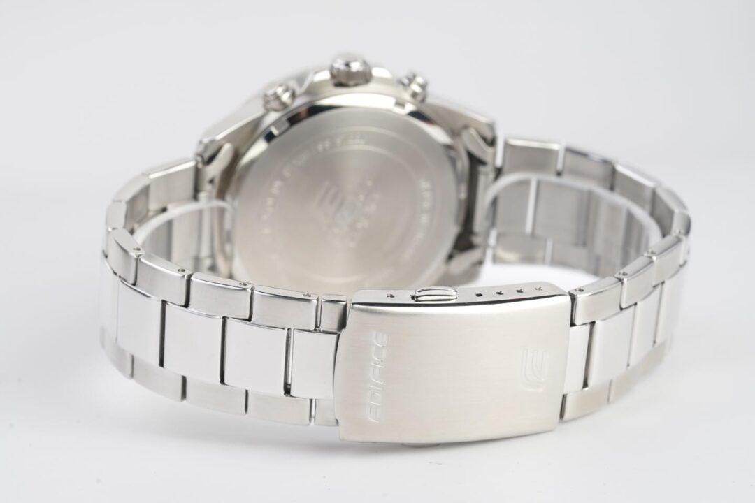 aiwatch_EFV-570D-2AVUDF - Montre CASIO Homme - Bracelet Gris En Acier Inoxydable - Résistante à l'eau - 12 Mois De Garantie - EFV-570D-2AVUDF