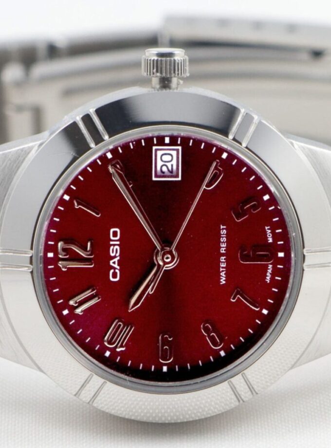 aiwatch_LTP-1241D-4A2DF - Montre CASIO Femme - LTP-1241D-4A2DF - Bracelet Gris En Acier Inoxydable - Résistante à l'eau - 12 Mois De Garantie