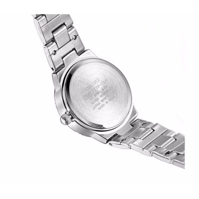 Montre Femme Casio - LTP-1241D-4ADF - Bracelet en acier inoxydable - Résistant à l'eau