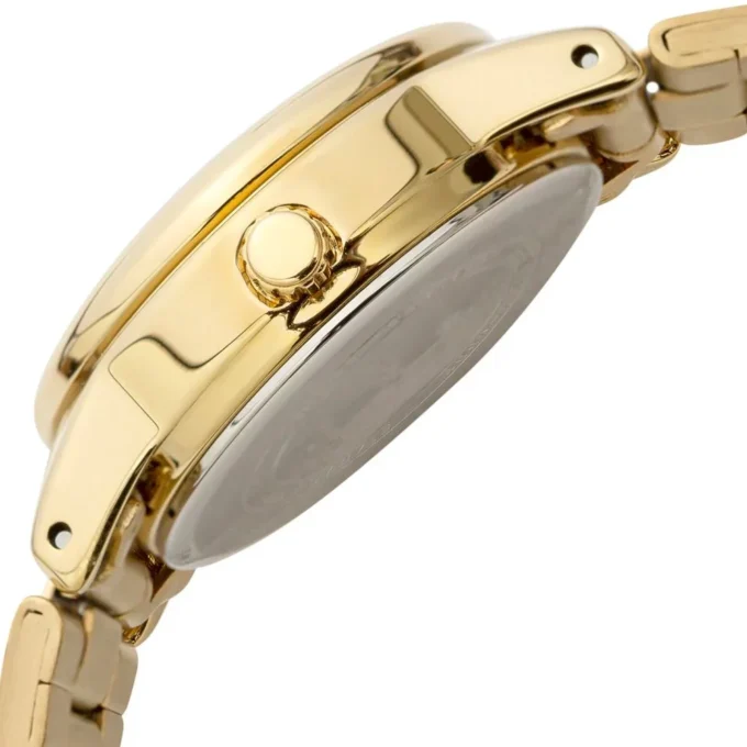 Montre CASIO Femme - Bracelet DoRée En Acier Inoxydable - Cadran Blanc - 12 Mois De Garantie - LTP-V002G-7BUDF