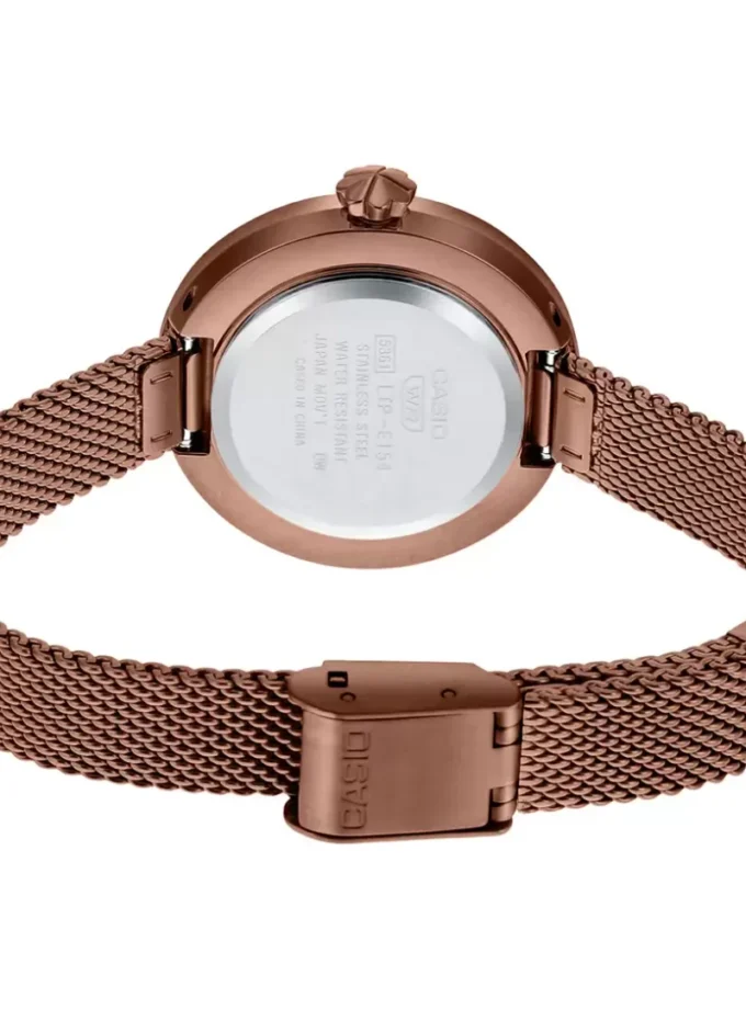 aiwatch_LTP-E154MR-1ADF - Casio Montre Femme LTP-E154MR-1ADF - Bracelet en Acier Inoxydable - Or Rosé