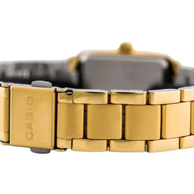 Montre CASIO Femme - LTP-1165N-9CRDF - Bracelet Dorée En Acier Inoxydable - Cadran Jaune - 12 Mois De Garantie