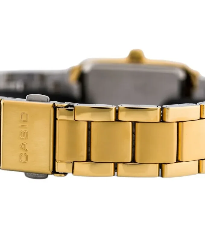 Montre CASIO Femme - LTP-1165N-9CRDF - Bracelet Dorée En Acier Inoxydable - Cadran Jaune - 12 Mois De Garantie