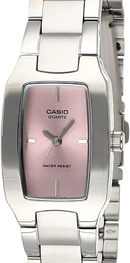 Montre CASIO Femme - LTP-1165A-4CDF - Bracelet Gris En Acier Inoxydable - Résistante à l'eau - 12 Mois De Garantie