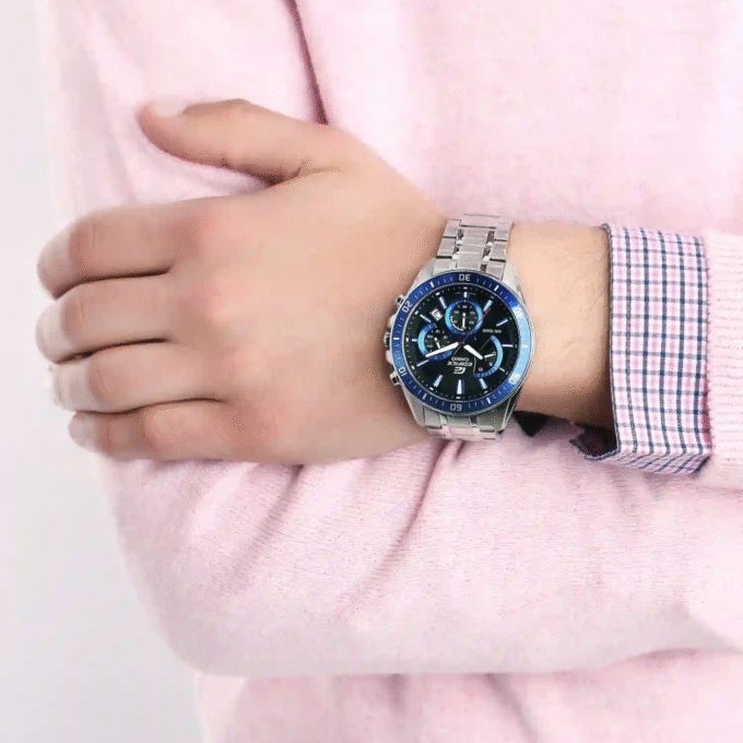 Montre Homme Casio Edifice - EFR-552D-1A2VUDF - Bracelet en acier inoxydable - Résistant à l'eau