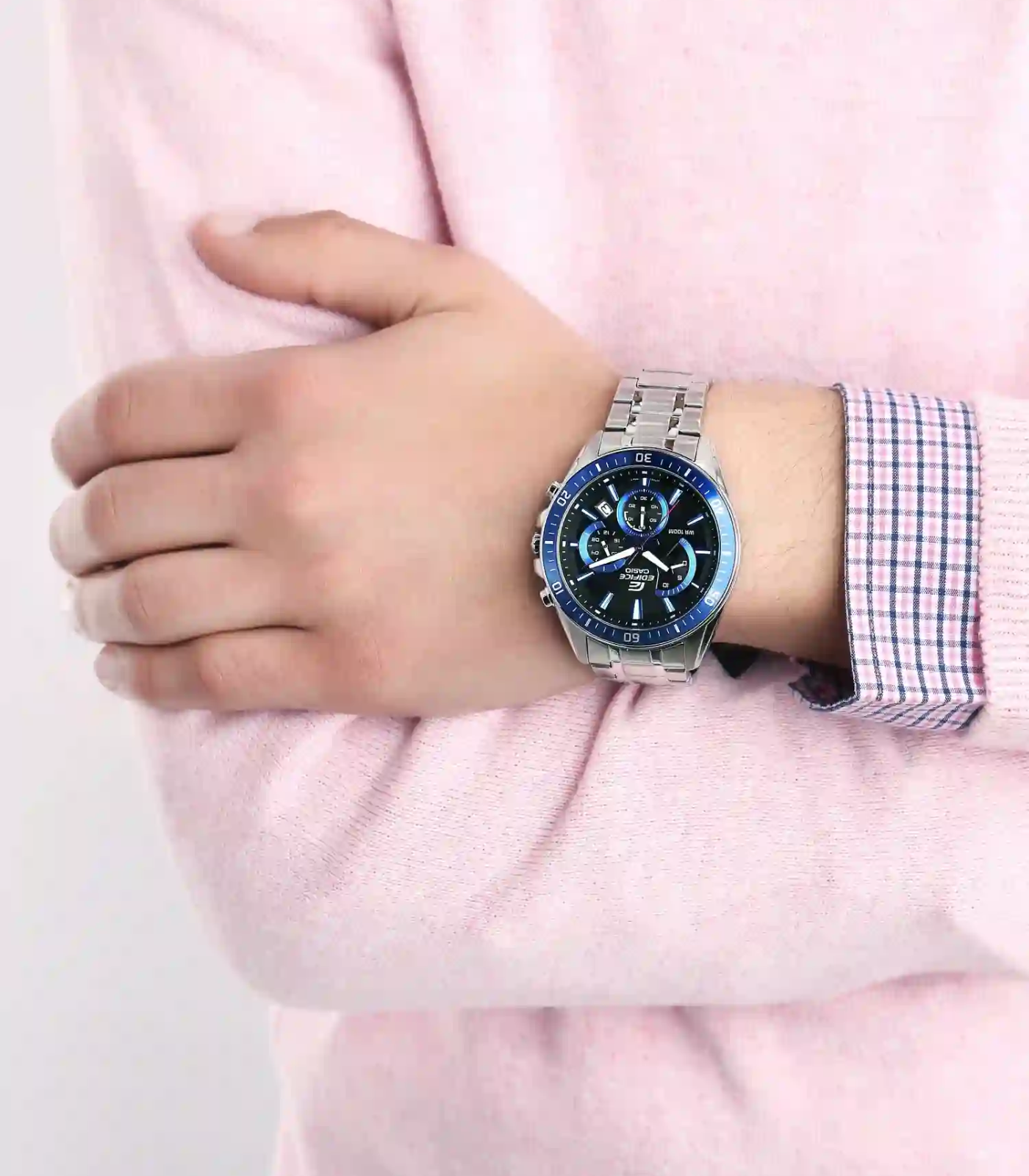 Montre Homme Casio Edifice - EFR-552D-1A2VUDF - Bracelet en acier inoxydable - Résistant à l'eau – Image 2