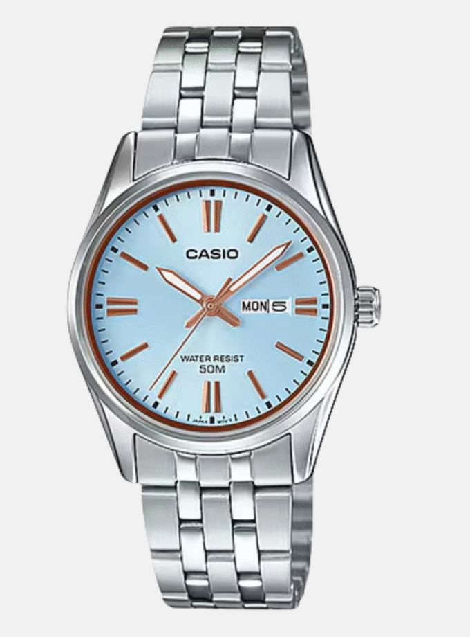 Montre Femme Casio - LTP-1335D-2AVDF - Bracelet en Acier Inoxydable - Affichage analogique - Résistant à l'eau
