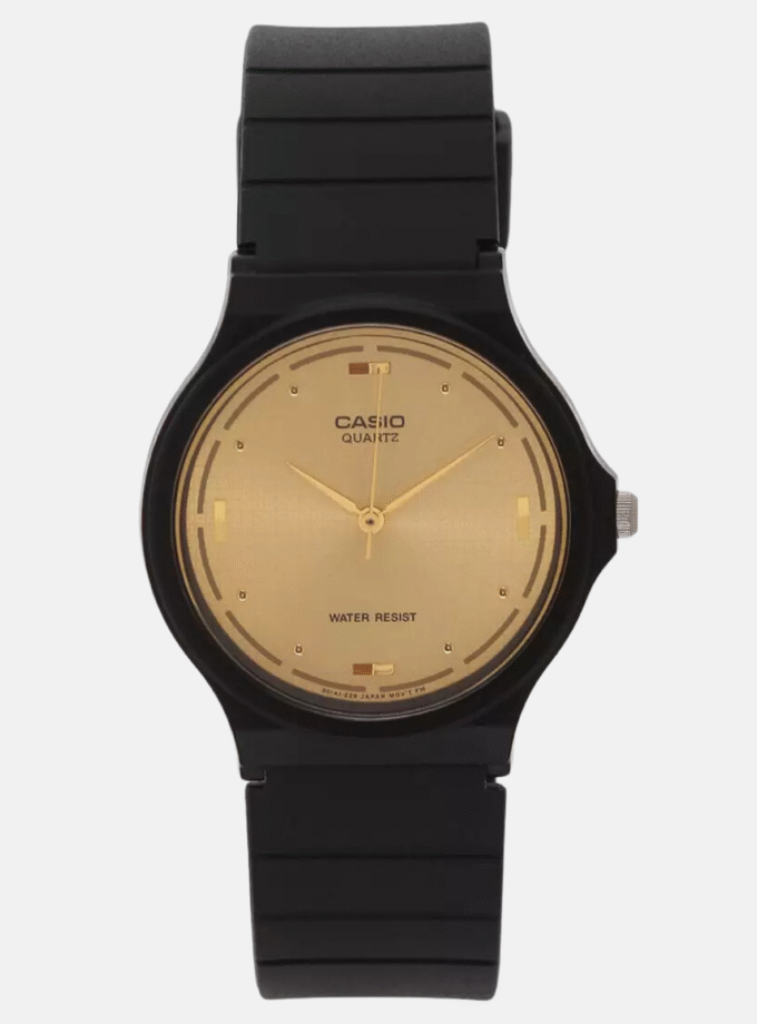 Montre CASIO Unisexe - Bracelet Noir En Résine -MQ-76-9ALDF - Boitier En Résine - Résistante à l'eau - 12 Mois De Garantie