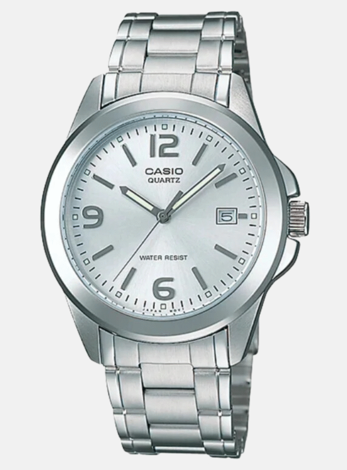 Montre Homme Casio Collection MTP-1215A-7ADF - Bracelet Acier inoxydable - Affichage analogique - Résistant à l'eau