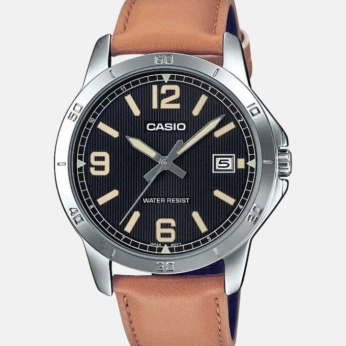 Montre Homme Casio - MTP-V004L-1B2UDF - Bracelet En Cuir - Garantie 12 mois