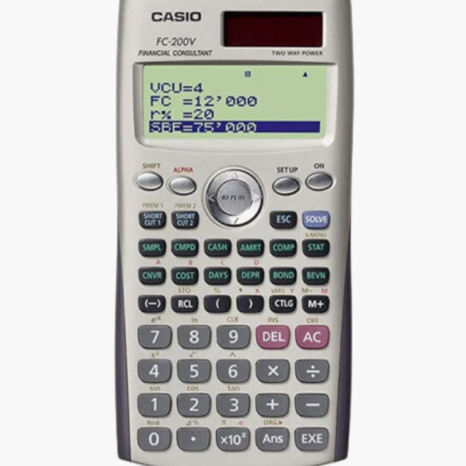 CALCULATRICE FINANCIERE CASIO - FC-200V