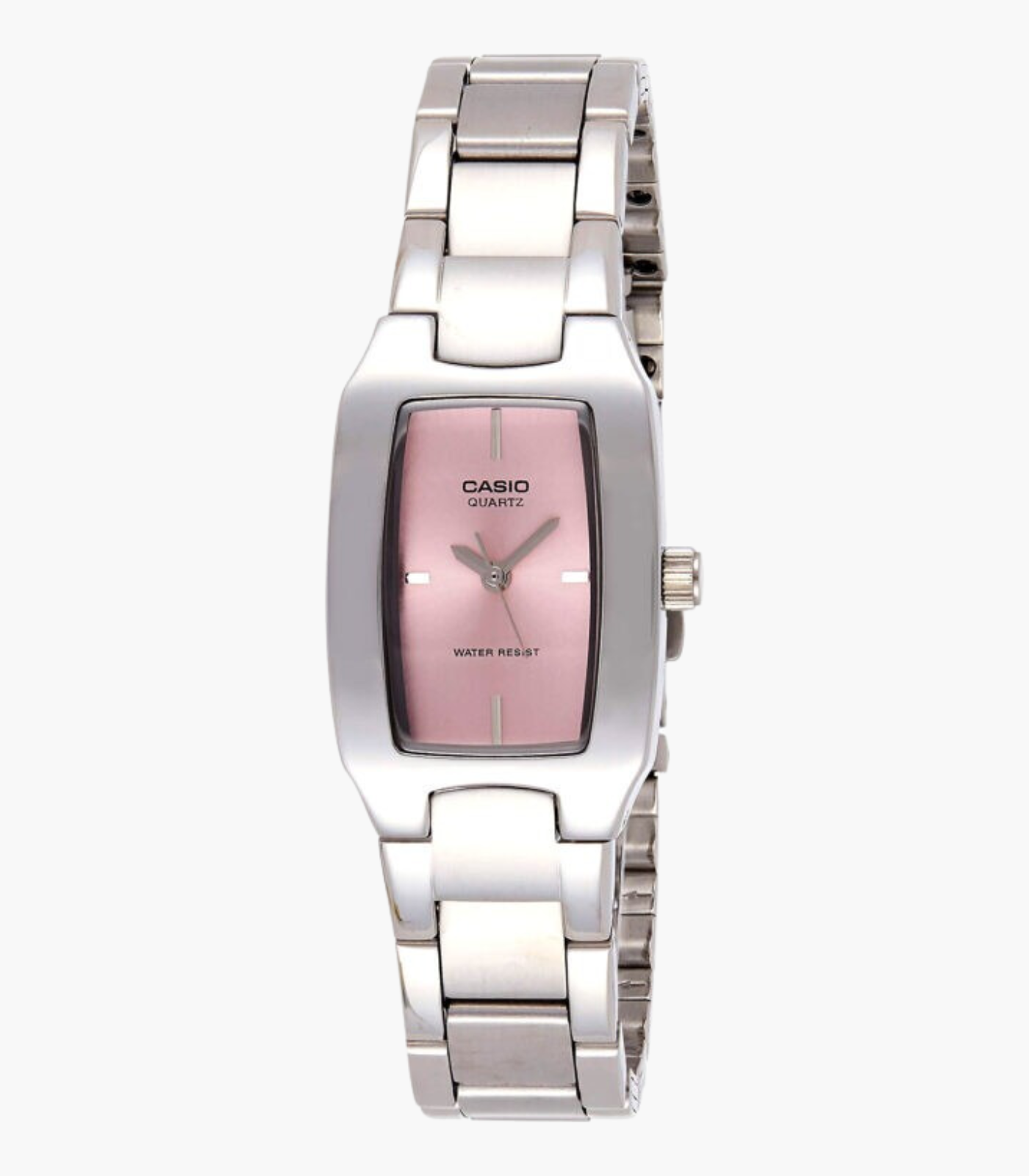 Montre CASIO Femme - LTP-1165A-4CDF - Bracelet Gris En Acier Inoxydable - Résistante à l'eau - 12 Mois De Garantie