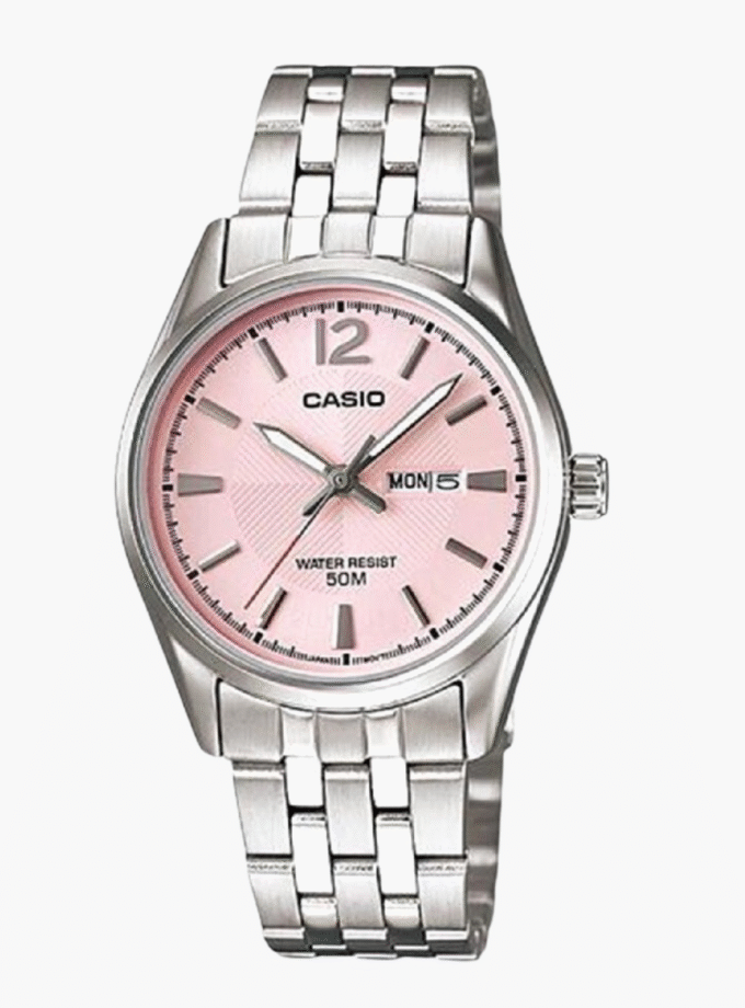 Montre-Bracelet Femme Casio Collection - Bracelet Gris En Acier inoxydable - LTP-1335D-5AVDF