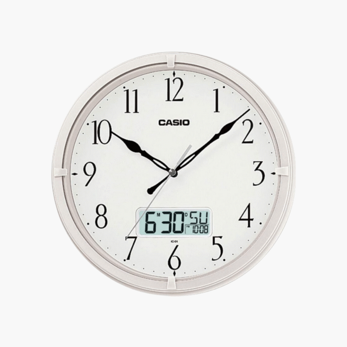 Horloges Murale Quartz Analogique & Numérique Casio