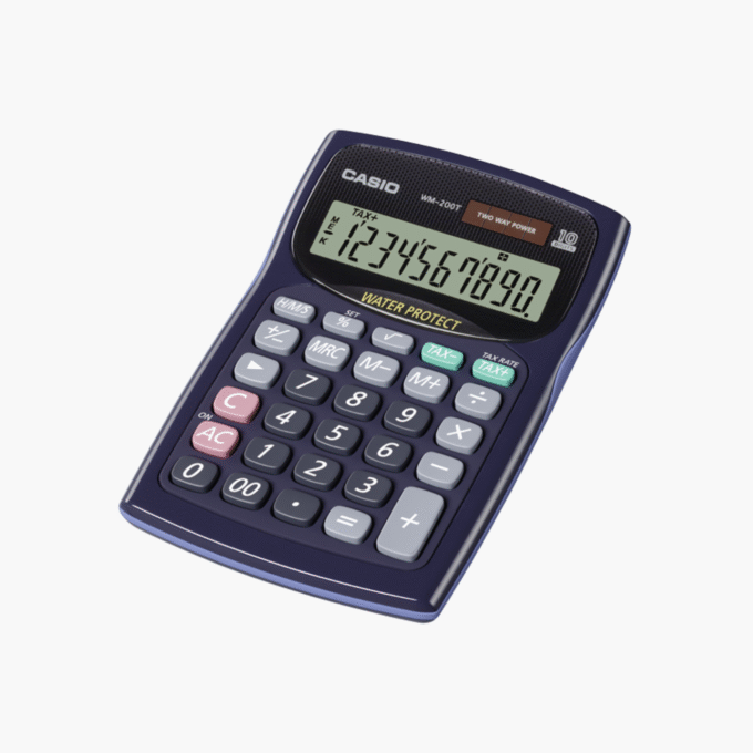 CALCULATRICE DE BUREAU CASIO - WM-200T