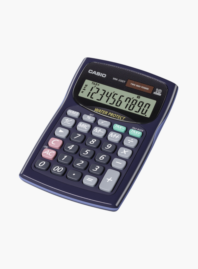 CALCULATRICE DE BUREAU CASIO - WM-200T