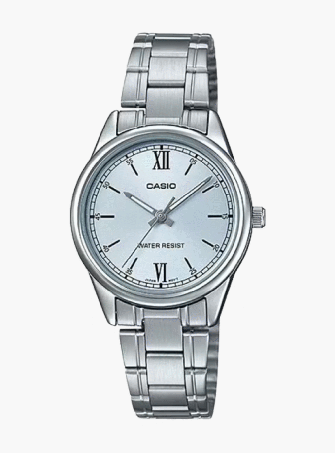 Montre Femme Casio - LTP-V005D-2B3UDF - Bracelet en acier inoxydable - Résistant à l'eau
