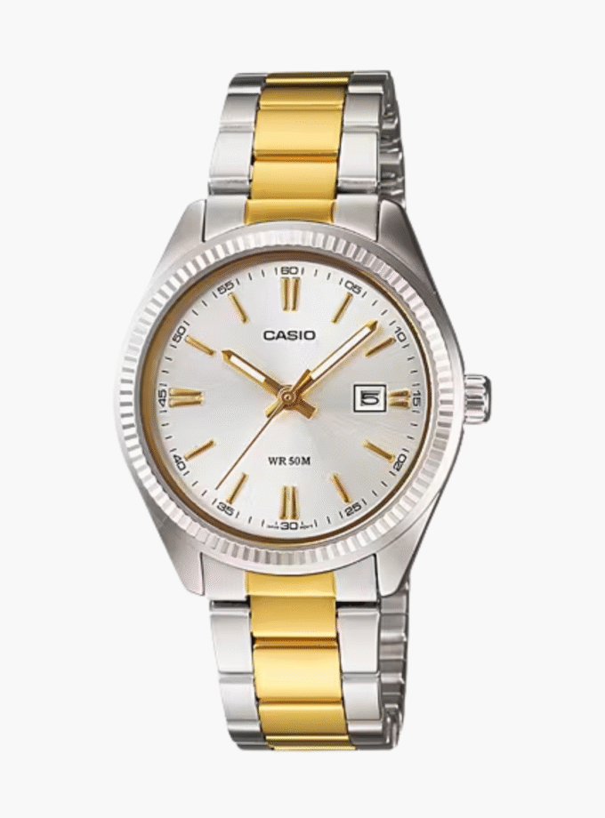 Montre Femme Casio - LTP-1302SG-7AVDF - Bracelet en acier inoxydable - Résistant à l'eau