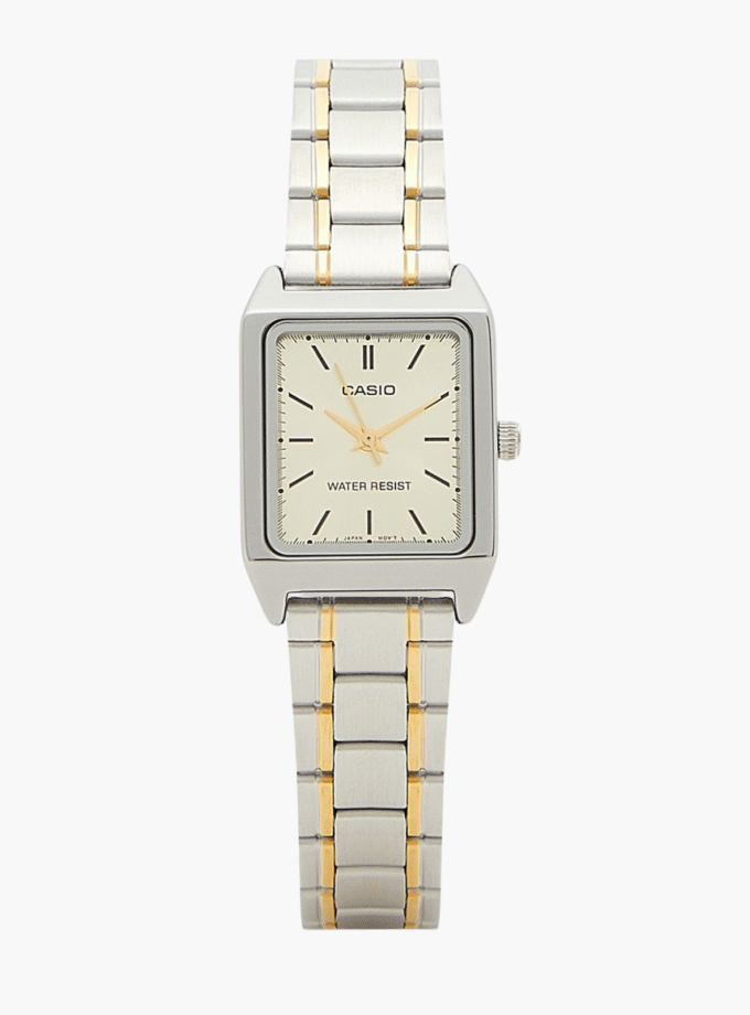 CASIO LTP-V007SG-9EUDF Montre Pour Femmes - Argent/DoRé