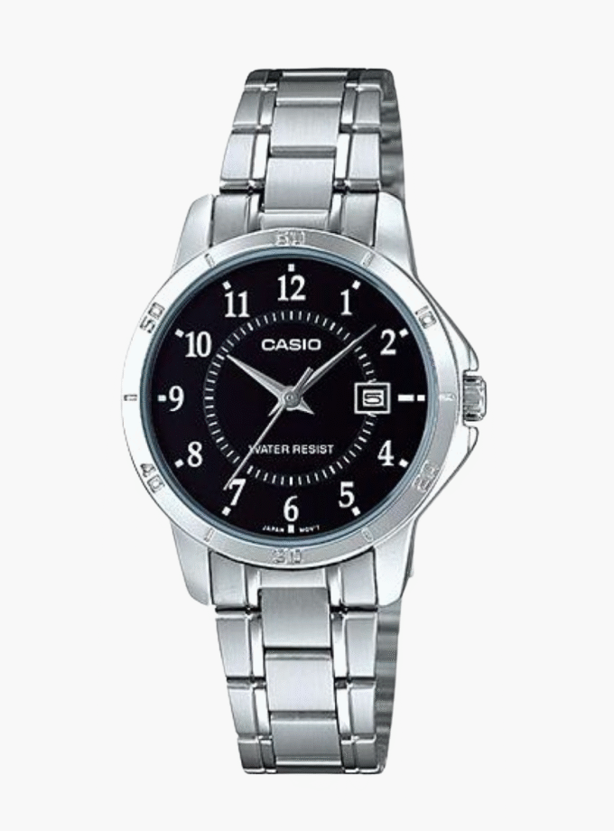 Montre Femme Casio - LTP-V004D-1BUDF - bracelet en acier inoxydable - Résistant à l'eau