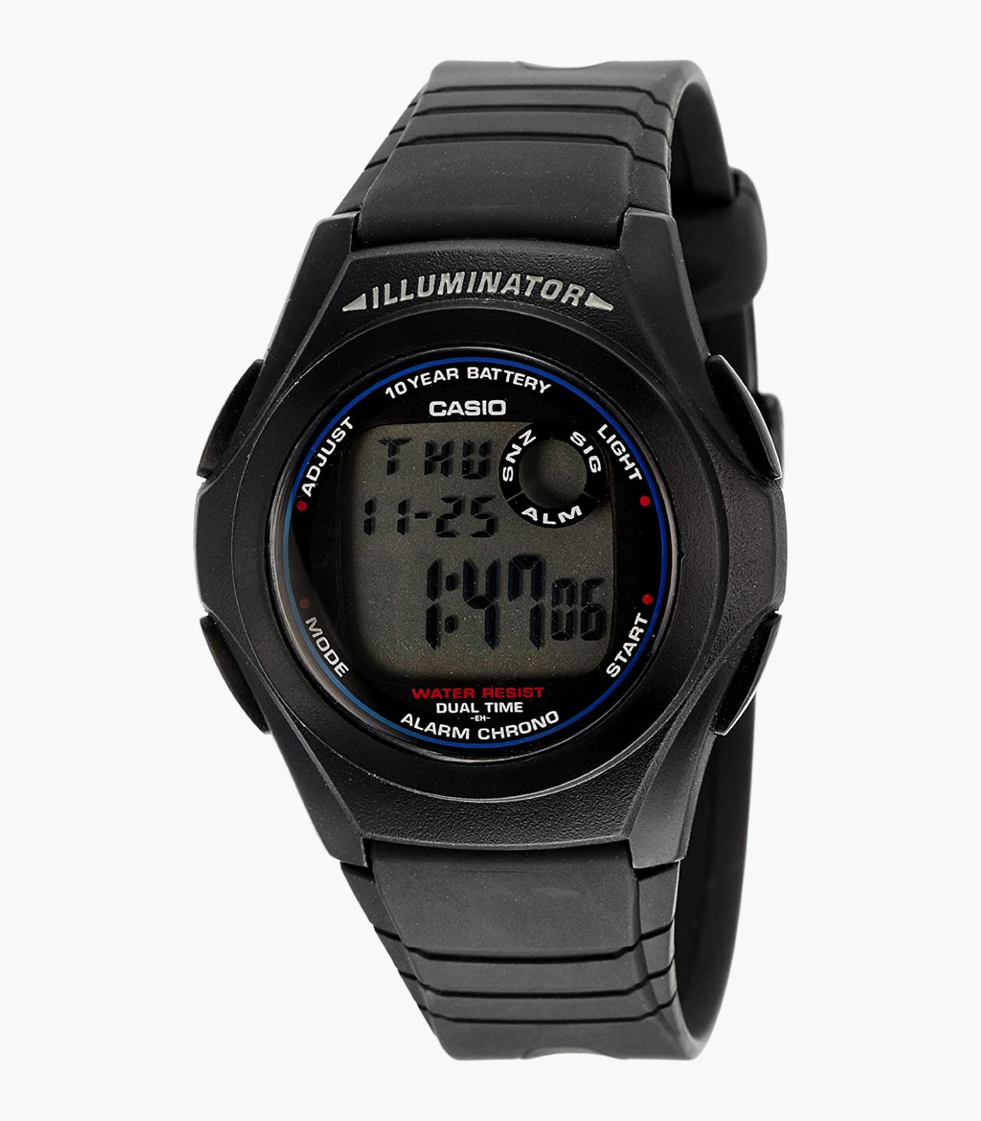 Casio Youth Digital Montre Numérique Unisexe Noire D027 F-200W-1Audf