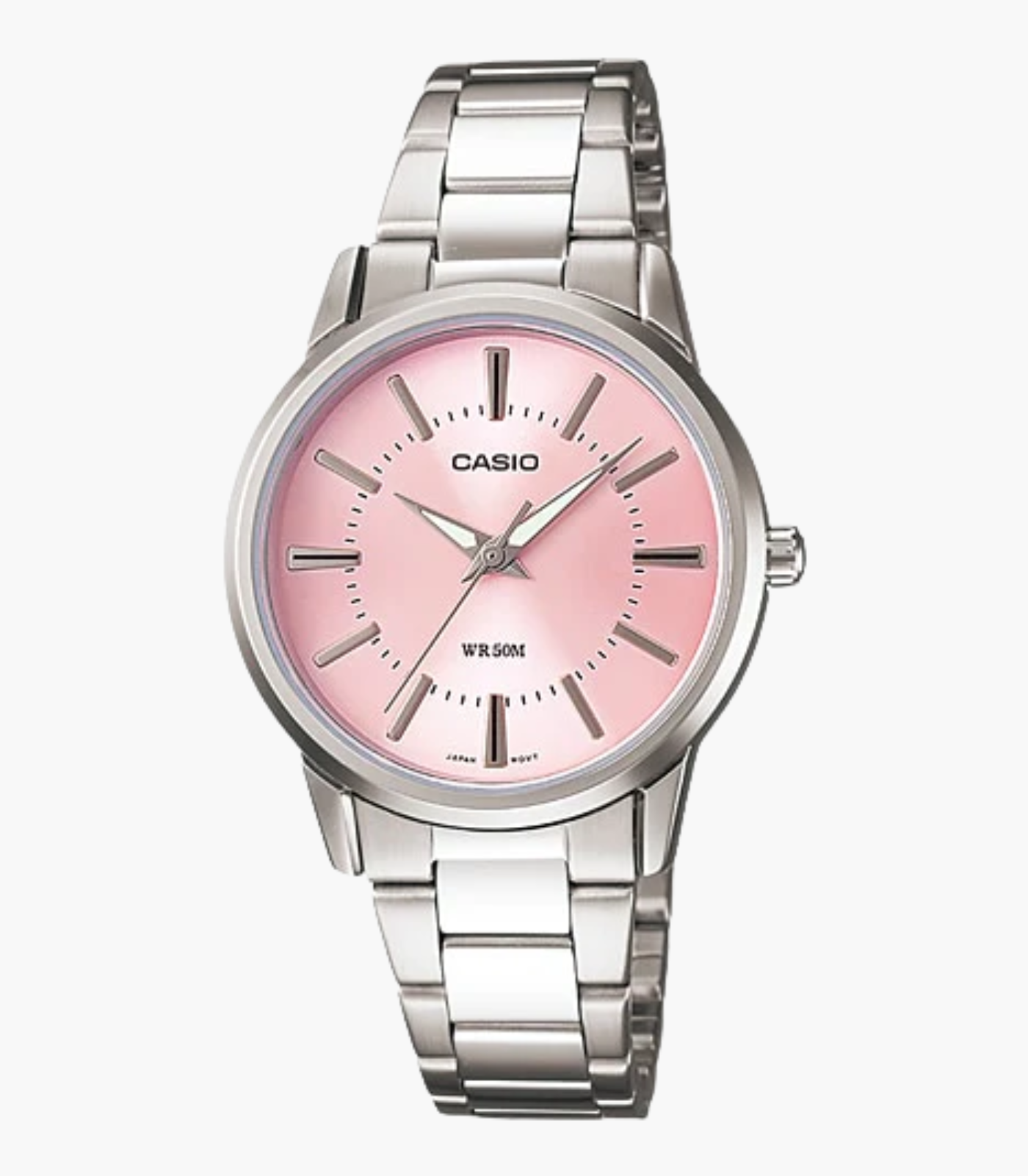 Montre CASIO Femme - LTP-1303D-4AVDF - Bracelet Gris En Acier Inoxydable - Résistante à l'eau - 12 Mois De Garantie