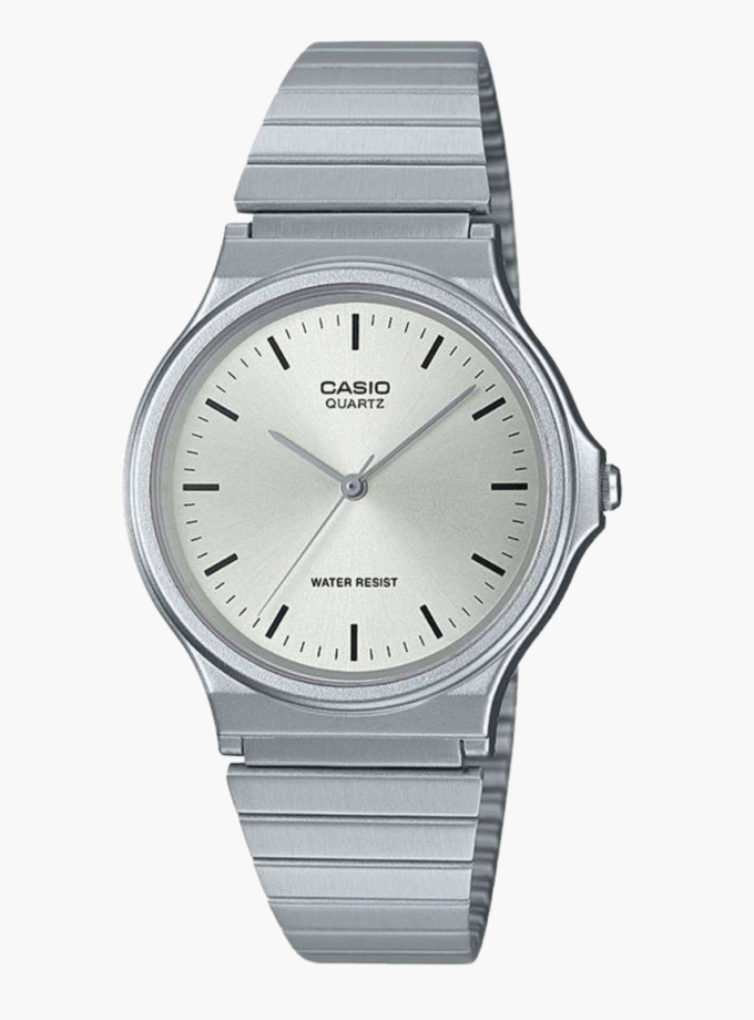 Montre Homme Casio - MQ-24D-7EDF - Bracelet en Acier Inoxydable - Argent