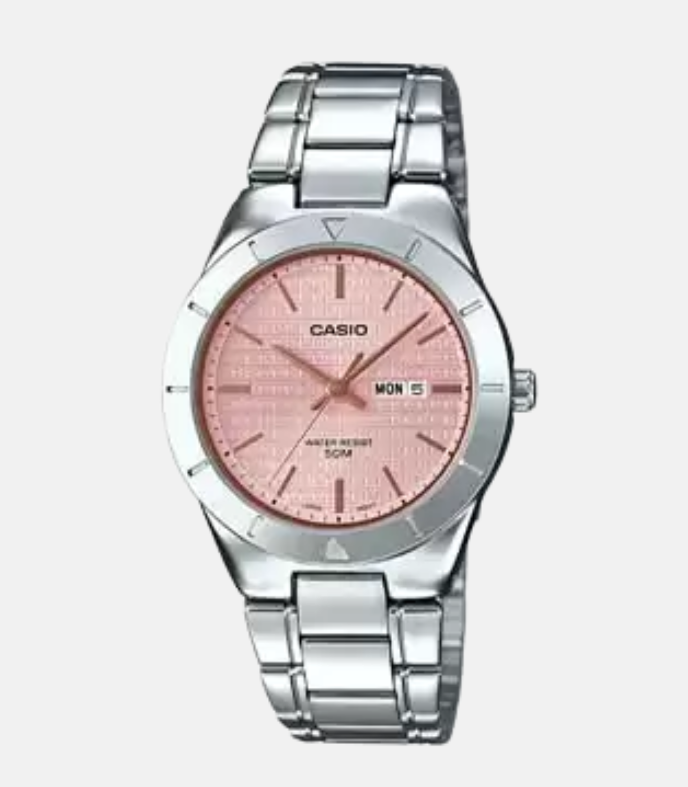 Montre Femme Casio - LTP-1410D-4A2VDF - Bracelet en acier inoxydable -  Résistant à l'eau