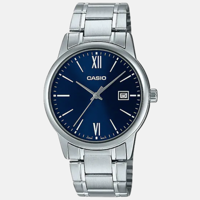 Montre Homme Casio MTP-V002D-2B3UDF - Bracelet en acier inoxydable - Argent