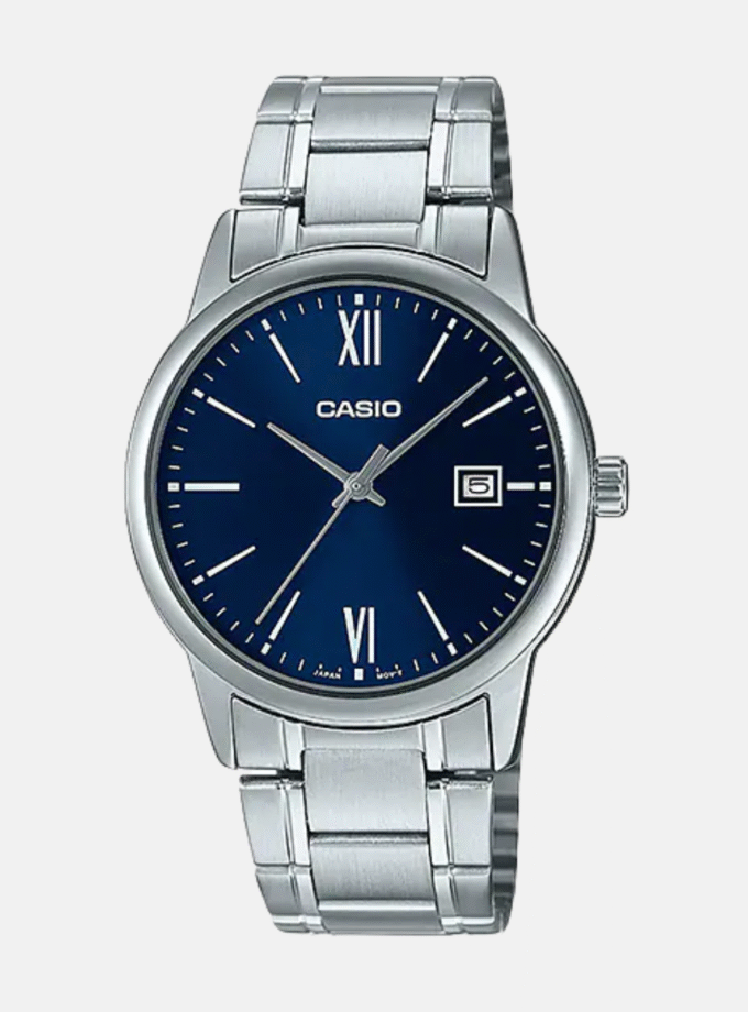 Montre Homme Casio MTP-V002D-2B3UDF - Bracelet en acier inoxydable - Argent