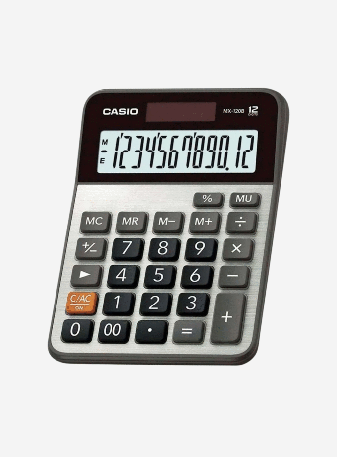 CALCULATRICE DE BUREAU CASIO - MX-120B-W