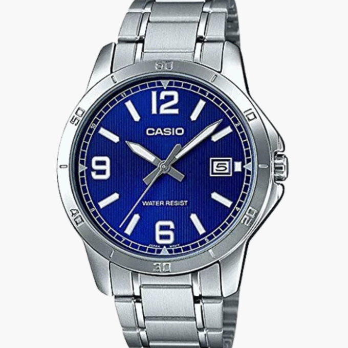 Montre Homme Casio Collection - Bracelet Acier inoxydable - MTP-V004D-2BUDF