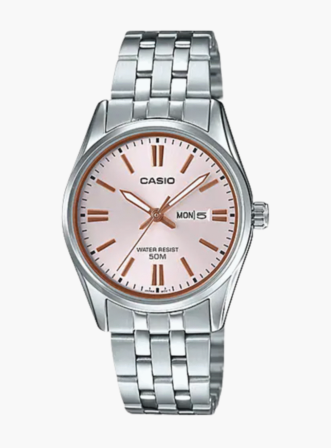Montre Casio Femme  - LTP-1335D-4AVDF - Bracelet en Acier Inoxydable