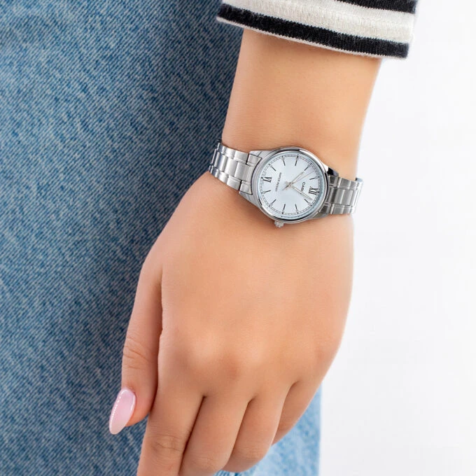 Montre Femme Casio - LTP-V005D-2B3UDF - Bracelet en acier inoxydable - Résistant à l'eau